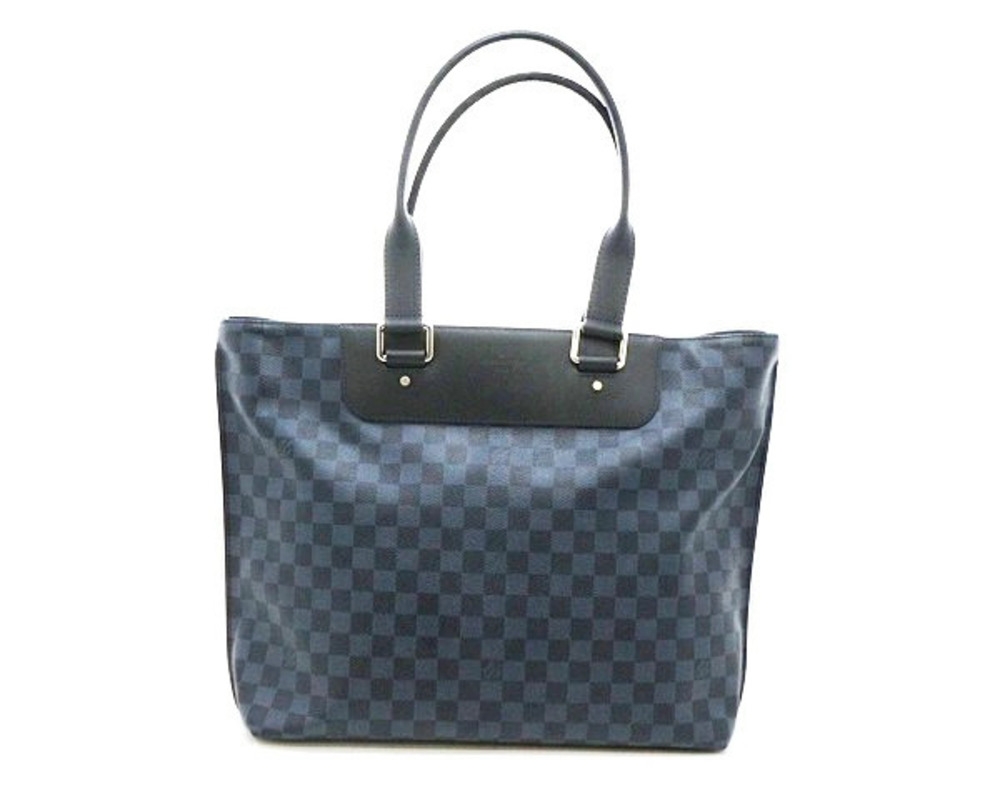 LOUIS VUITTON Cabas Voyage Tote Bag Damier Cobalt Blue